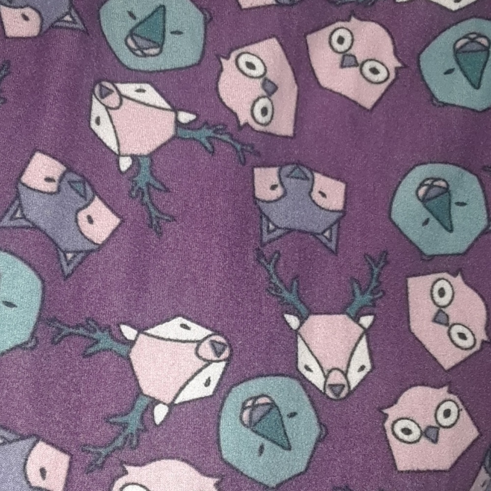 Lularoe TC Leggings Woodland Animal Unicorn
